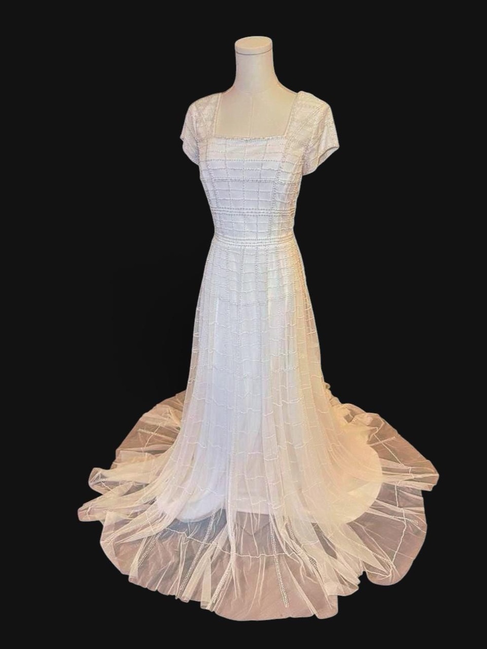 Adrianna Papell Platinum Bridal Gown – Style 39002 | Beaded Wedding Dress